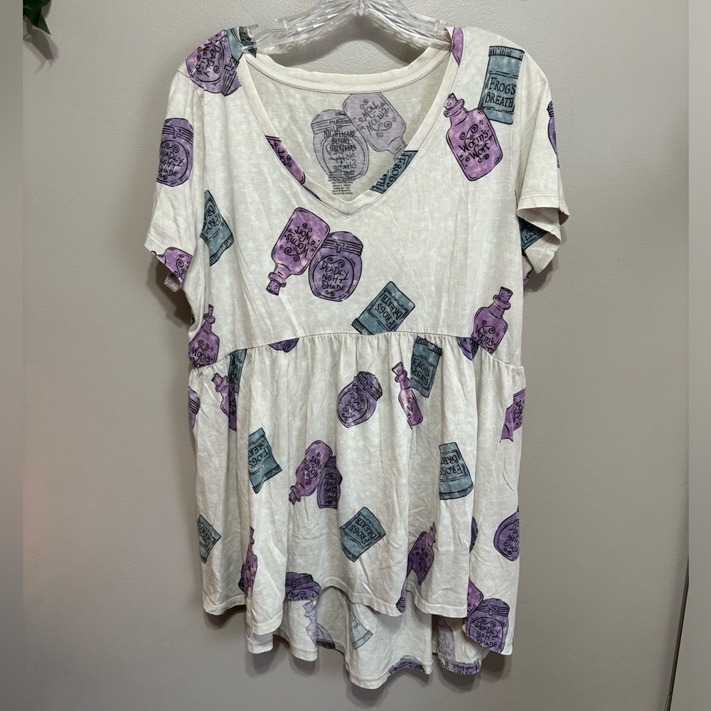 Nightmare Before Christmas Tunic Top